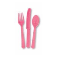 hot pink cutlery