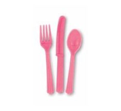 hot pink cutlery