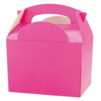 hot pink food boxes