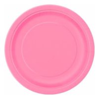 hot pink plates