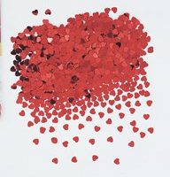 Red Heart Foil Confetti