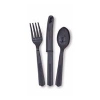 black cutlery