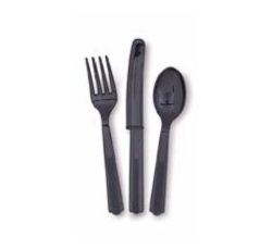 black cutlery