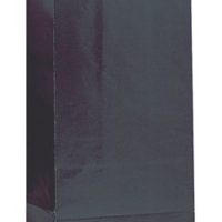 black paper party bags