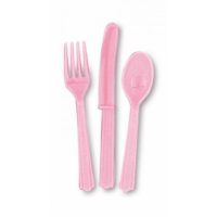 light pink cutlery