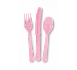 light pink cutlery