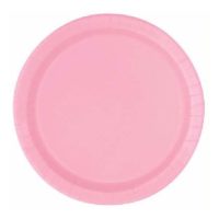 light pink plates