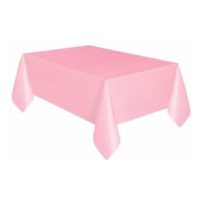 light pink table cover