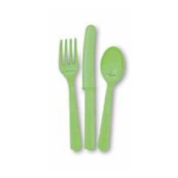 lime green cutlery