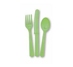 lime green cutlery