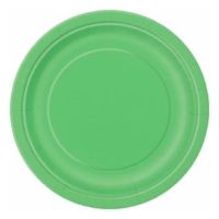 lime green plates