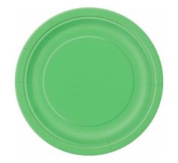 lime green plates