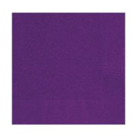 purple napkins