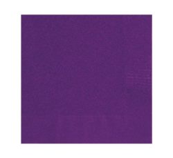 purple napkins