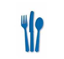 royal blue cutlery