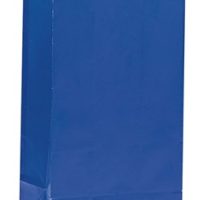 royal blue paper party bags