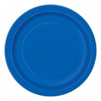 royal blue plates