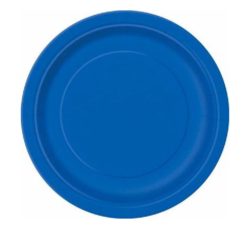 royal blue plates