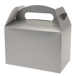 silver party boxes