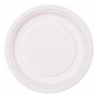 white plates