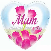 18" Mother's Day Tulips Foil Balloon