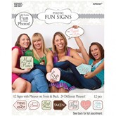 Bridal Shower Photo Signs 12pk