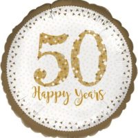 50th Anniversary 18" Foil Balloon