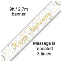 Anniversary Foil Banner