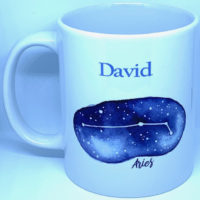 Personalised Aries Zodiac Mug