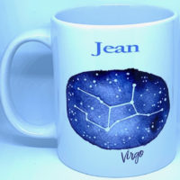 Personalised Virgo Zodiac Mug