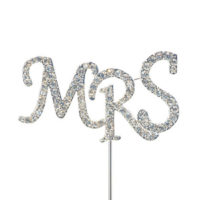 Mrs Silver Diamante Pick