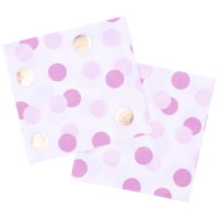 Pink and Gold Dots Napinks