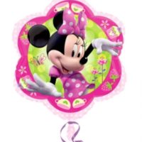 Minnie Mouse Flower Shape Foil Balloon