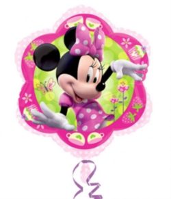 Minnie Mouse Flower Shape Foil Balloon