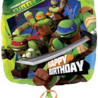 17" Teenage Mutant Ninja Turtles 'Happy Birthday' Foil Balloon