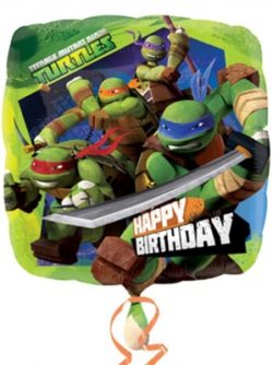 17" Teenage Mutant Ninja Turtles 'Happy Birthday' Foil Balloon