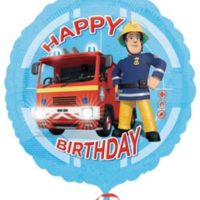 Fireman Sam Happy Birthday 18" Foil Balloon