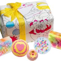 Bomb Cosmetics Colour Me Happy Handmade Wrapped Bath and Body Gift Pack