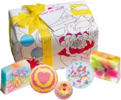 Bomb Cosmetics Colour Me Happy Handmade Wrapped Bath and Body Gift Pack