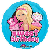 Barbie Sweet Birthday 18" Foil Balloon