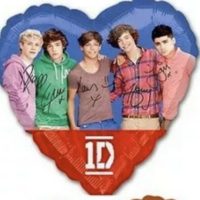 One Direction 18" Foil Heart Balloon