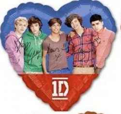 One Direction 18" Foil Heart Balloon