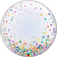 Personalised Multi-Coloured Confetti Balloon