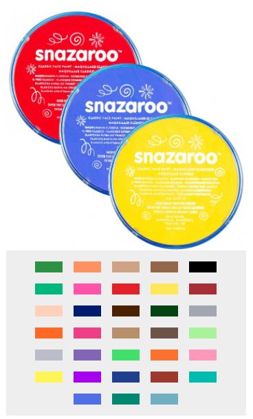 Snazaroo Classic Face Paint, 18ml, Fuchsia Pink