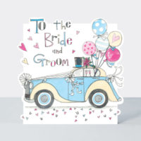 BRIDE AND GROOM CAR