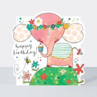 HAPPY BIRTHDAY ELEPHANT & CUPCAKE