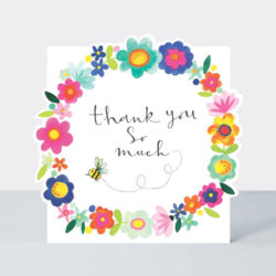 THANK YOU SO MUCH – CIRCLE OF FLOWERS