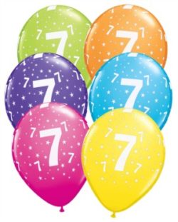 Age 7 Latex 11″ Balloons 6pk