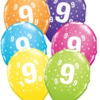 Age 9 Latex 11″ Balloons 6pk