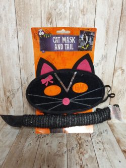 cat mask and tail